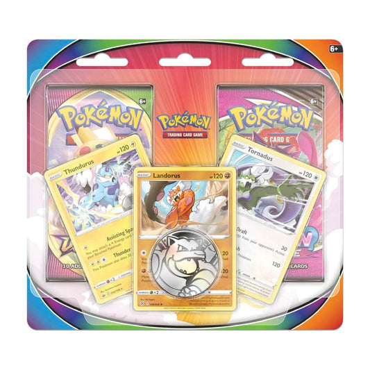 Pokémon Tornadus, Thundurus & Landorus Cards with 2 Booster Packs & Coin