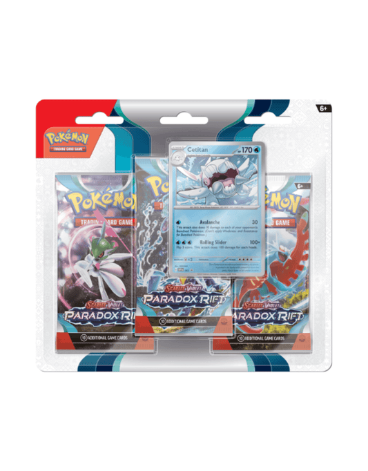 Pokémon Paradox Rift 3pk Blister - TCG Haven